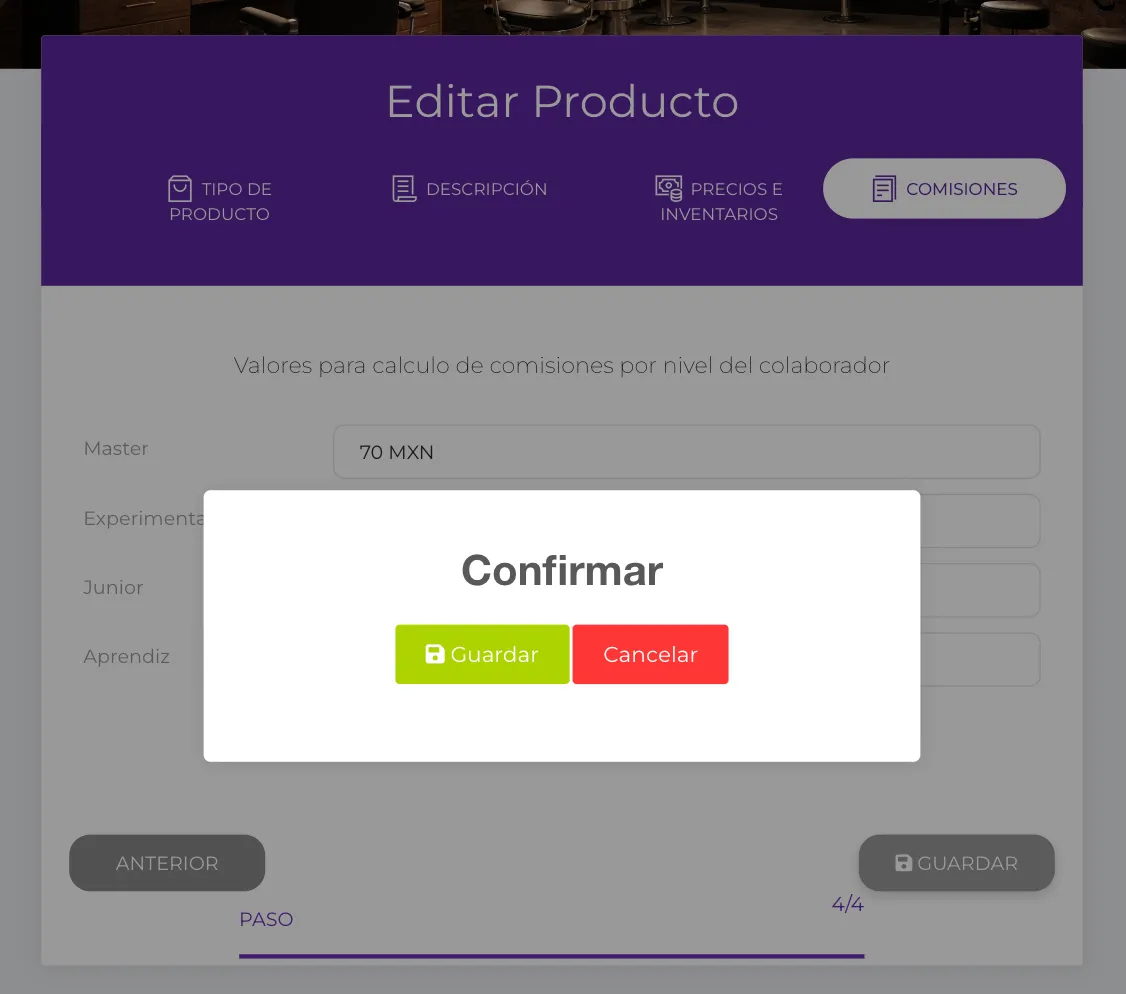 Guardar Producto