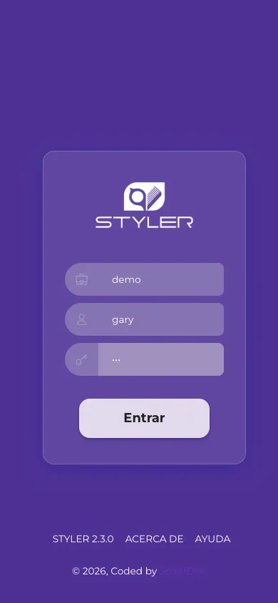 Formulario completado en móvil