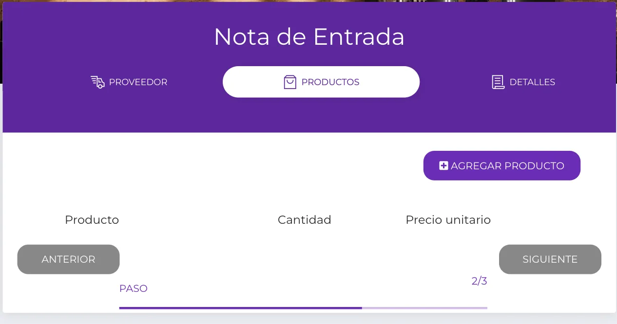 Agregar Producto